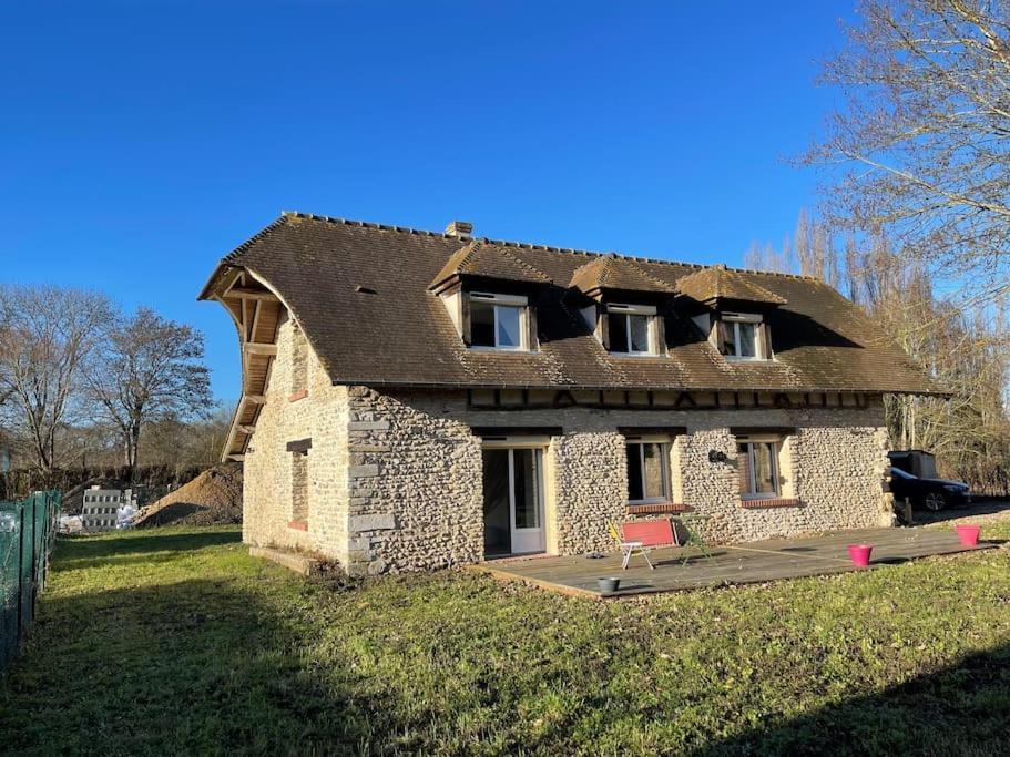 Maison Ancienne Vallee De L'Eure Villa Hardencourt-Cocherel Exterior foto